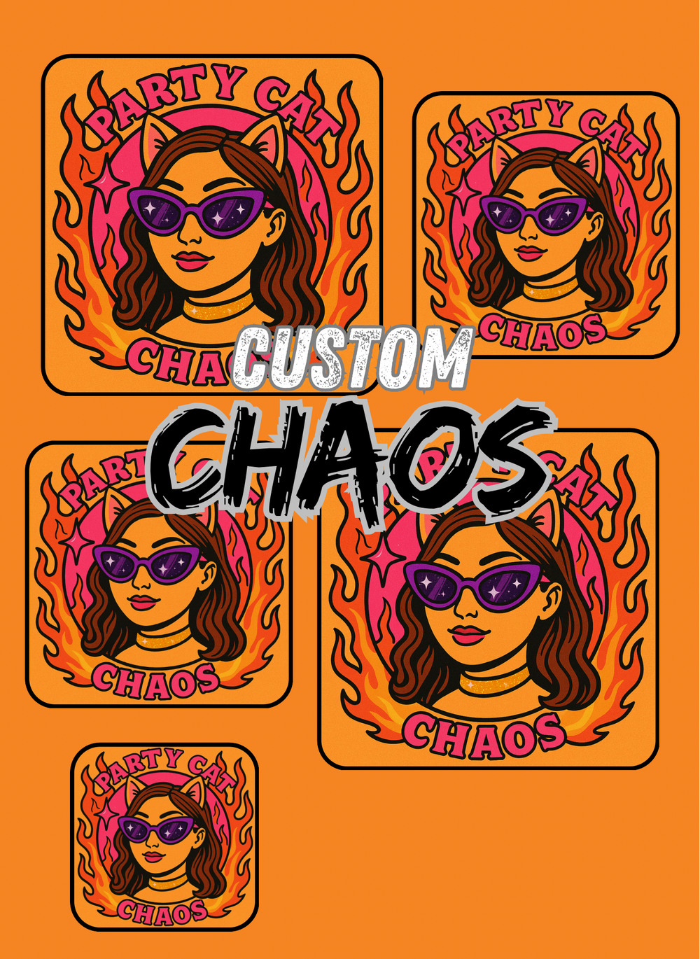 💥 Chaos Customs – Stickers with Intent (or Petty Energy)💥 Chaos Customs – Stickers with Intent (or Petty Energy)