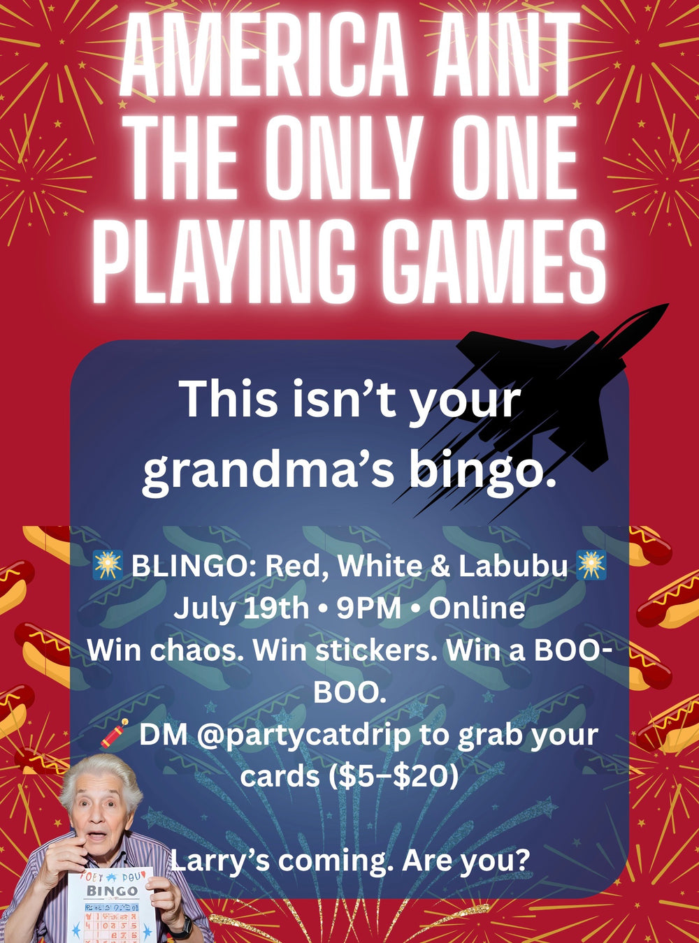 💥 BLINGO: Red, White & LaBubu Edition 💥💥 BLINGO: Red, White & LaBubu Edition 💥