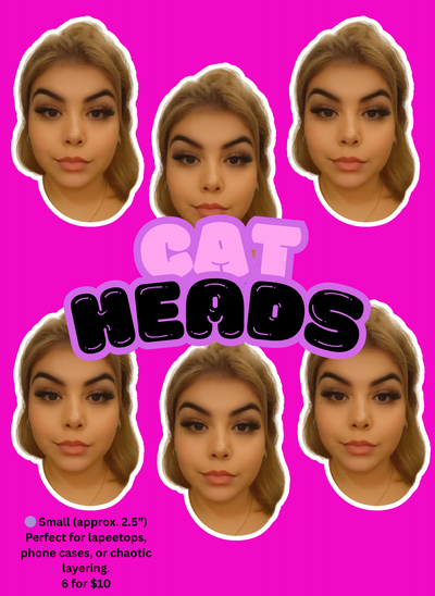 🐈‍⬛Cat Heads – Your Face, but Make It Sticker