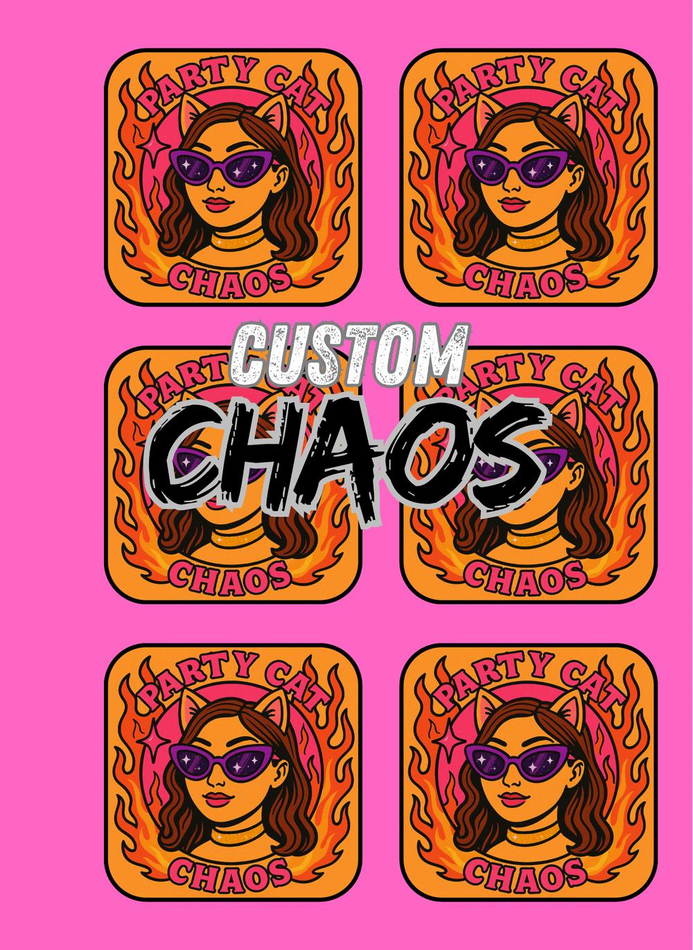 💥 Chaos Customs – Stickers with Intent (or Petty Energy)💥 Chaos Customs – Stickers with Intent (or Petty Energy)